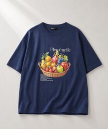 フルーツロゴイラストTシャツ