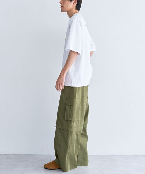 CRAFT STANDARD BOUTIQUE(クラフトスタンダードブティック)の「フルーツロゴイラストTシャツ(Tシャツ/カットソー・メンズ・ネイビー/オレンジ/グリーン・M/L)」の8枚目の写真