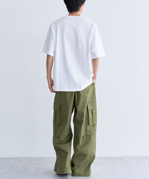 CRAFT STANDARD BOUTIQUE(クラフトスタンダードブティック)の「フルーツロゴイラストTシャツ(Tシャツ/カットソー・メンズ・ネイビー/オレンジ/グリーン・M/L)」の9枚目の写真