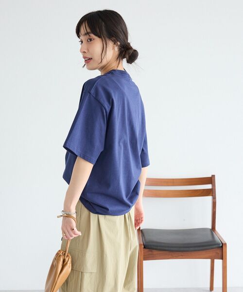 CRAFT STANDARD BOUTIQUE(クラフトスタンダードブティック)の「フルーツロゴイラストTシャツ(Tシャツ/カットソー・メンズ・ネイビー/オレンジ/グリーン・M/L)」の20枚目の写真