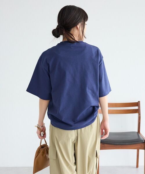CRAFT STANDARD BOUTIQUE(クラフトスタンダードブティック)の「フルーツロゴイラストTシャツ(Tシャツ/カットソー・メンズ・ネイビー/オレンジ/グリーン・M/L)」の21枚目の写真
