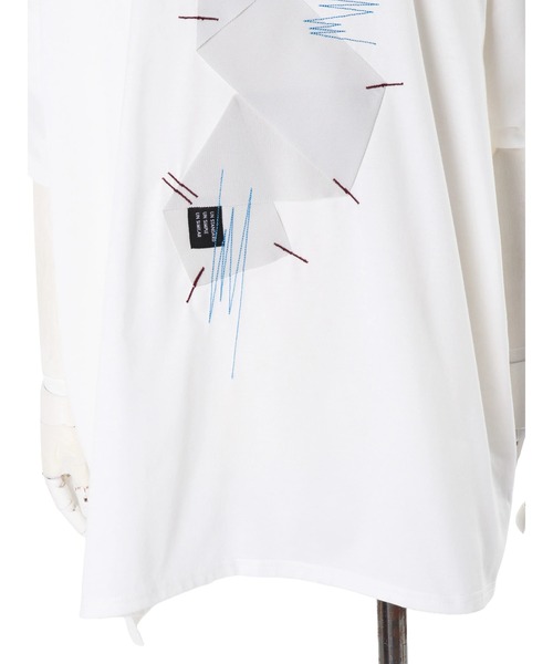 UN3D.(アンスリード)の「ORIGAMI PARTS STITCH T-SH / オリガミパーツステッチTシャツ(Tシャツ/カットソー・レディース・ブラック/ホワイト・FREE)」の8枚目の写真