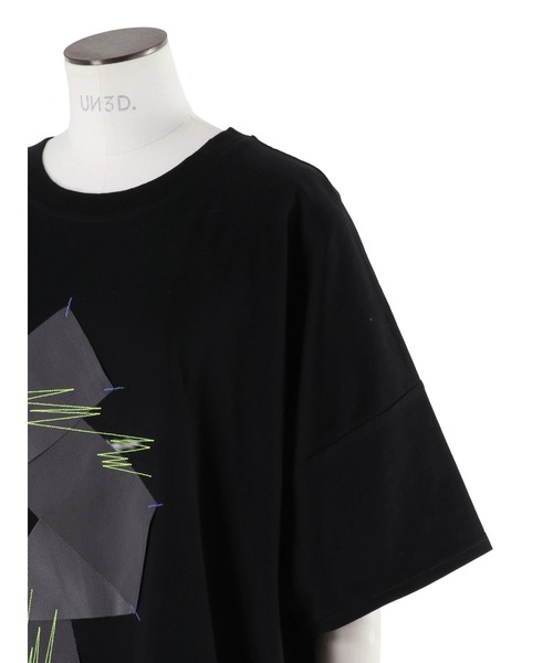 UN3D.(アンスリード)の「ORIGAMI PARTS STITCH T-SH / オリガミパーツステッチTシャツ(Tシャツ/カットソー・レディース・ブラック/ホワイト・FREE)」の14枚目の写真