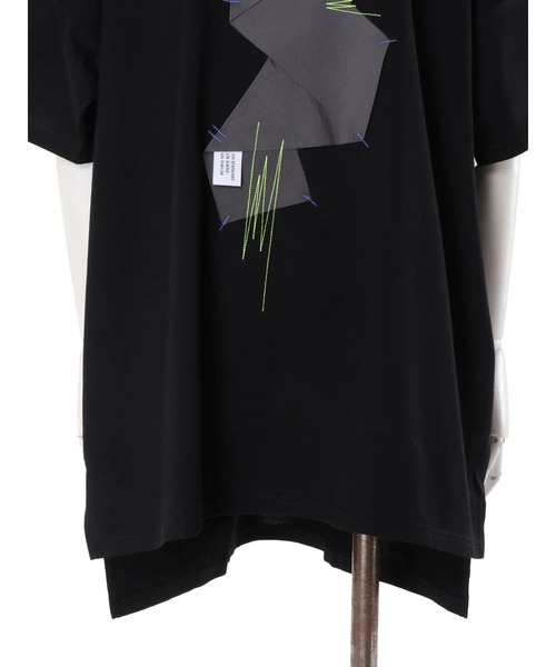UN3D.(アンスリード)の「ORIGAMI PARTS STITCH T-SH / オリガミパーツステッチTシャツ(Tシャツ/カットソー・レディース・ブラック/ホワイト・FREE)」の15枚目の写真