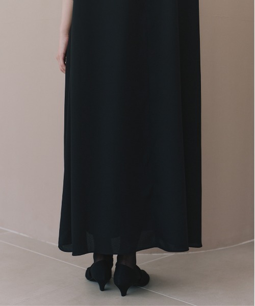 kaene（カエン）の「ライトシフォンAラインワンピース［ブラックフォーマル対応：自宅洗濯可］冠婚葬祭 礼服 喪服 入学式 卒業式 七五三 お宮参り【清涼裏地：春夏も対応】（ワンピース・レディース・ブラック・S/M/L）」の9枚目の写真