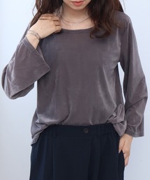 【M/L】シアーベロアカットソー