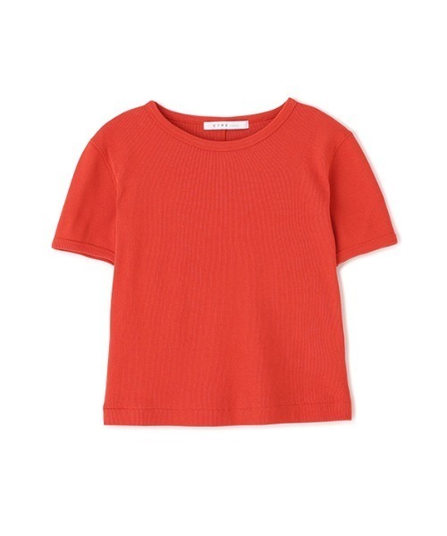 ETRE TOKYO(エトレトウキョウ)の「コンパクトフライスTee(Tシャツ/カットソー・レディース・ホワイト/チャコール/レッド・FREE)」の20枚目の写真