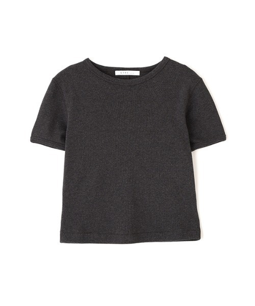 ETRE TOKYO(エトレトウキョウ)の「コンパクトフライスTee(Tシャツ/カットソー・レディース・ホワイト/チャコール/レッド・FREE)」の22枚目の写真