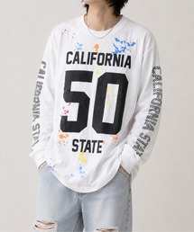 【Bls】 【ZM】【Bling Leads】サーフプリント アソート天竺ロンTEE(BL)