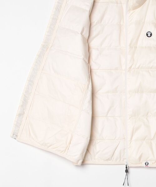 AAPE BY A BATHING APE(エーエイプバイアベイシングエイプ)の「AAPE NOW DOWN VEST(ダウンベスト・メンズ・バーガンディー/ブラック/アイボリー・LARGE/MEDIUM/X-LARGE/SMALL/XX-LARGE)」の17枚目の写真