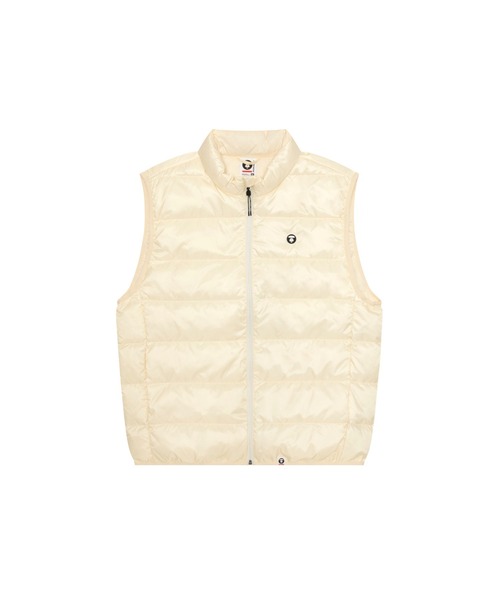 AAPE BY A BATHING APE(エーエイプバイアベイシングエイプ)の「AAPE NOW DOWN VEST(ダウンベスト・メンズ・バーガンディー/ブラック/アイボリー・LARGE/MEDIUM/X-LARGE/SMALL/XX-LARGE)」の2枚目の写真