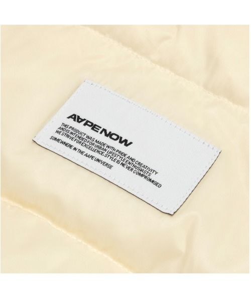 AAPE BY A BATHING APE(エーエイプバイアベイシングエイプ)の「AAPE NOW DOWN VEST(ダウンベスト・メンズ・バーガンディー/ブラック/アイボリー・LARGE/MEDIUM/X-LARGE/SMALL/XX-LARGE)」の7枚目の写真