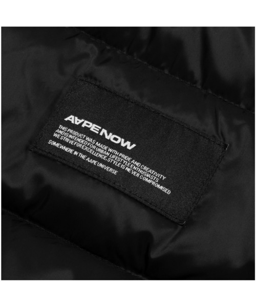 AAPE BY A BATHING APE(エーエイプバイアベイシングエイプ)の「AAPE NOW DOWN VEST(ダウンベスト・メンズ・バーガンディー/ブラック/アイボリー・LARGE/MEDIUM/X-LARGE/SMALL/XX-LARGE)」の11枚目の写真