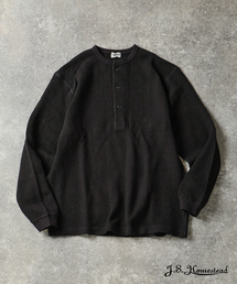 JOURNAL STANDARD J.S HOMESTEAD（ジャーナルスタンダードホームステッド）の「J.S.Homestead / レノ メッシュ ファブリック ヘンリー ネック ロンT（Tシャツ/カットソー）」