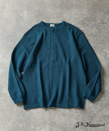JOURNAL STANDARD J.S HOMESTEAD（ジャーナルスタンダードホームステッド）の「J.S.Homestead / レノ メッシュ ファブリック ヘンリー ネック ロンT（Tシャツ/カットソー）」