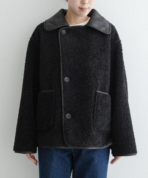 URBAN RESEARCH Sonny Label(アーバンリサーチサニーレーベル)の「リバーシブルフェイクムートンボアコート(ムートンコート・レディース・ブラック/ブラウン・FREE)」の13枚目の写真