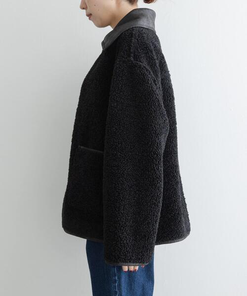 URBAN RESEARCH Sonny Label(アーバンリサーチサニーレーベル)の「リバーシブルフェイクムートンボアコート(ムートンコート・レディース・ブラック/ブラウン・FREE)」の14枚目の写真
