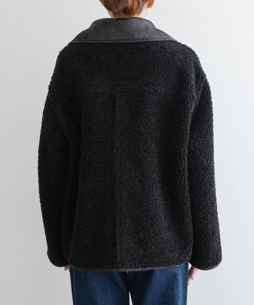 URBAN RESEARCH Sonny Label(アーバンリサーチサニーレーベル)の「リバーシブルフェイクムートンボアコート(ムートンコート・レディース・ブラック/ブラウン・FREE)」の15枚目の写真