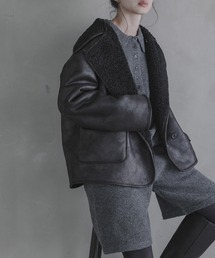 URBAN RESEARCH Sonny Label | リバーシブルフェイクムートンボアコート(ムートンコート)