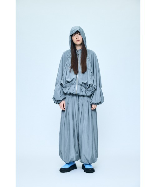 ENFOLD（エンフォルド）の「RAIN-CLOUD BLOUSON（ブルゾン・レディース・ダークネイビー/グレー・36/38）」の20枚目の写真