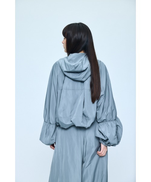ENFOLD（エンフォルド）の「RAIN-CLOUD BLOUSON（ブルゾン・レディース・ダークネイビー/グレー・36/38）」の11枚目の写真