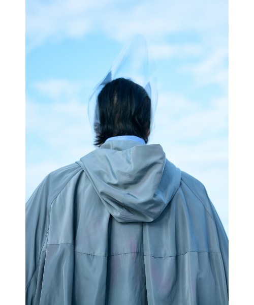 ENFOLD（エンフォルド）の「RAIN-CLOUD BLOUSON（ブルゾン・レディース・ダークネイビー/グレー・36/38）」の16枚目の写真