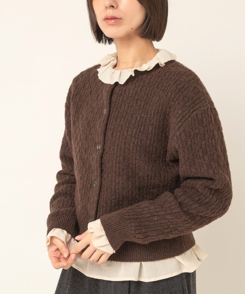 RNA-N(アールエヌエーエヌ)の「B2997 クレープコットンフリルブラウス(シャツ/ブラウス・レディース・ブラック/キナリ/オフホワイト・FREE)」の14枚目の写真