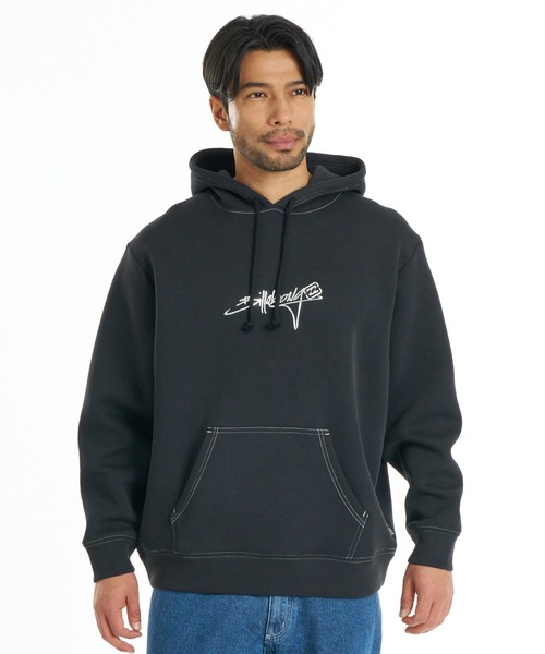 BILLABONG(ビラボン)の「BILLABONG メンズ SCRIPT LOGO パーカー 【2026年秋冬モデル】/ビラボンワイドフィットプルオーバーフーディー(パーカー・メンズ・パープル/ブラック/ブラウン・MEDIUM/LARGE/X-LARGE)」の18枚目の写真