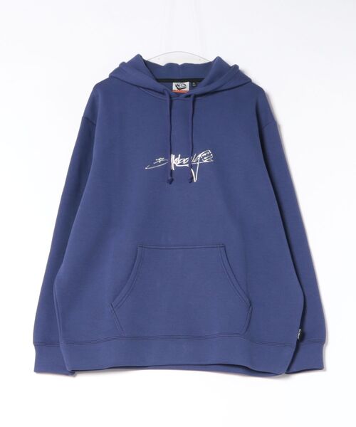 BILLABONG(ビラボン)の「BILLABONG メンズ SCRIPT LOGO パーカー 【2026年秋冬モデル】/ビラボンワイドフィットプルオーバーフーディー(パーカー・メンズ・パープル/ブラック/ブラウン・MEDIUM/LARGE/X-LARGE)」の4枚目の写真