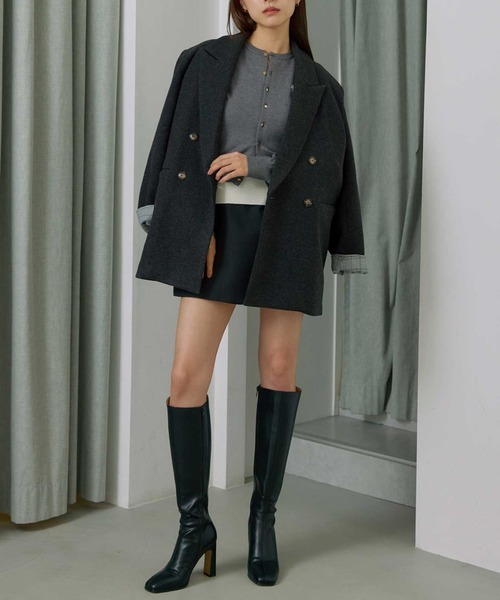ACYM(アシーム)の「Betty スキニーロングブーツ(ブーツ・レディース・ブラック/ブラウン・MEDIUM/SMALL/X-LARGE/LARGE)」の12枚目の写真