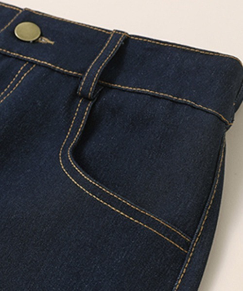 ONEP STAR(ワンピスター)の「ステッチワークデニムスカート(デニムスカート・レディース・ダークブルー/ブラック・LARGE/MEDIUM/X-LARGE)」の13枚目の写真