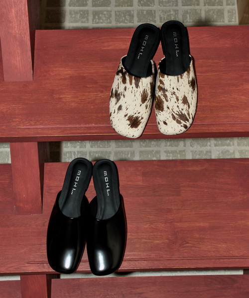 MOHI(モヒ)の「MOHI/モヒ SLIPPERS MULE PONY(その他シューズ・レディース・ブラウン・23.5cm/22.5cm/24.5cm)」の3枚目の写真