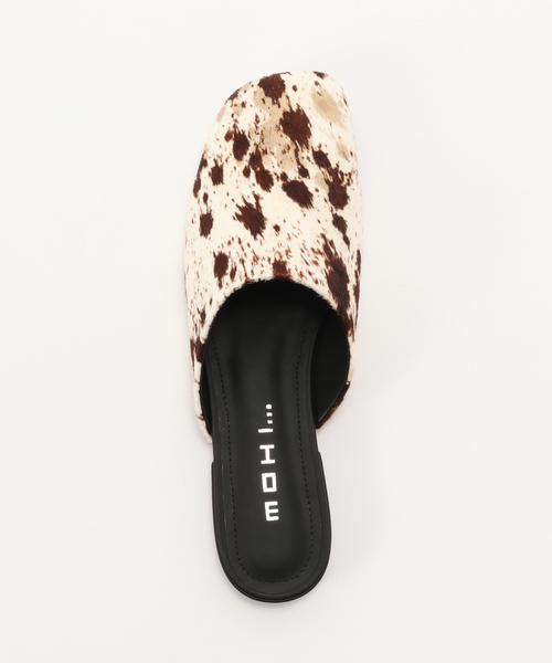 MOHI(モヒ)の「MOHI/モヒ SLIPPERS MULE PONY(その他シューズ・レディース・ブラウン・23.5cm/22.5cm/24.5cm)」の9枚目の写真