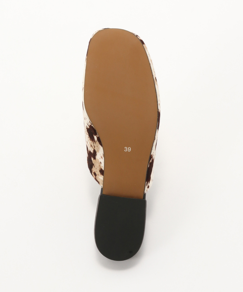 MOHI(モヒ)の「MOHI/モヒ SLIPPERS MULE PONY(その他シューズ・レディース・ブラウン・23.5cm/22.5cm/24.5cm)」の13枚目の写真