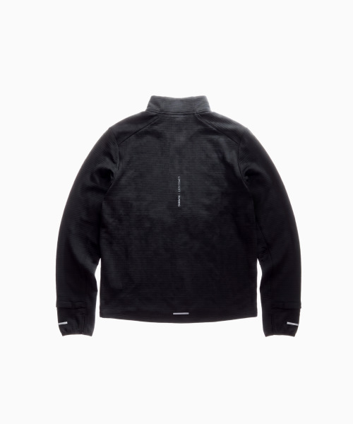 LIMELIGHT APPAREL(ライムライトアパレル)の「アスリット ハーフジップアップ ランニング ロングスリーブ (ブラック/ホワイト)(Tシャツ/カットソー・メンズ・その他・SMALL/MEDIUM/LARGE/X-LARGE/XX-LARGE)」の2枚目の写真