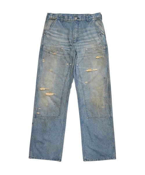 MIYAGIHIDETAKA(ミヤギヒデタカ)の「【MIYAGIHIDETAKA】Distressed Pants(その他パンツ・メンズ・インディゴブルー・M/L)」の1枚目の写真