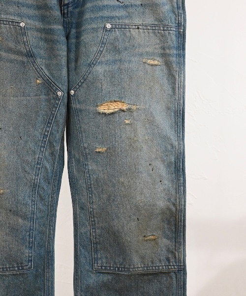MIYAGIHIDETAKA(ミヤギヒデタカ)の「【MIYAGIHIDETAKA】Distressed Pants(その他パンツ・メンズ・インディゴブルー・M/L)」の13枚目の写真