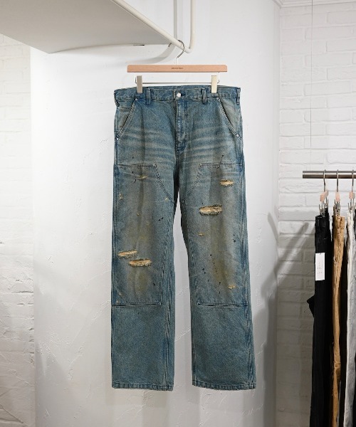 MIYAGIHIDETAKA(ミヤギヒデタカ)の「【MIYAGIHIDETAKA】Distressed Pants(その他パンツ・メンズ・インディゴブルー・M/L)」の10枚目の写真