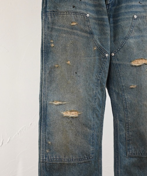 MIYAGIHIDETAKA(ミヤギヒデタカ)の「【MIYAGIHIDETAKA】Distressed Pants(その他パンツ・メンズ・インディゴブルー・M/L)」の14枚目の写真