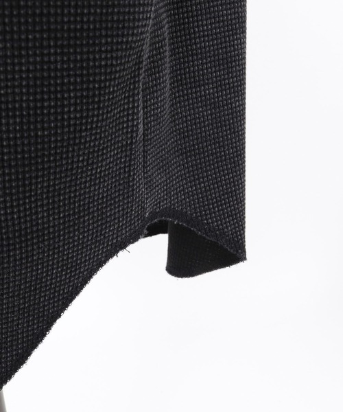 CAMBIO(カンビオ)の「mlt5897-フェード加工ワッフルCNロンT(Tシャツ/カットソー・メンズ・グレー/ブルー/ブラック・XL/L/M)」の15枚目の写真