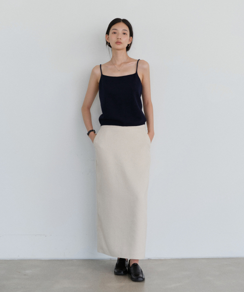 URAGO(ユラーゴ)の「Yak wool knit sleeveless(ニット/セーター・レディース・ネイビー/ブラウン/オートミール・FREE)」の7枚目の写真