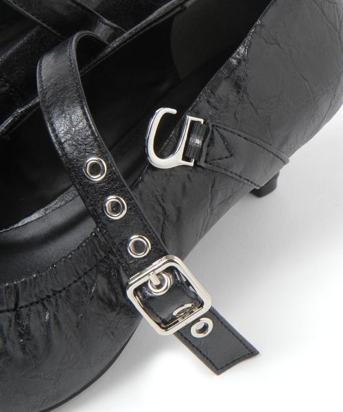 JEANASIS(ジーナシス)の「ポインテッドメリージェーン/1080472(パンプス・レディース・ブラック/シルバー・LARGE/MEDIUM)」の9枚目の写真
