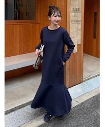 fifth（フィフス）の「【サイズ展開あり】【とらまめセレクト】裏起毛マーメイドワンピース（ワンピース）」