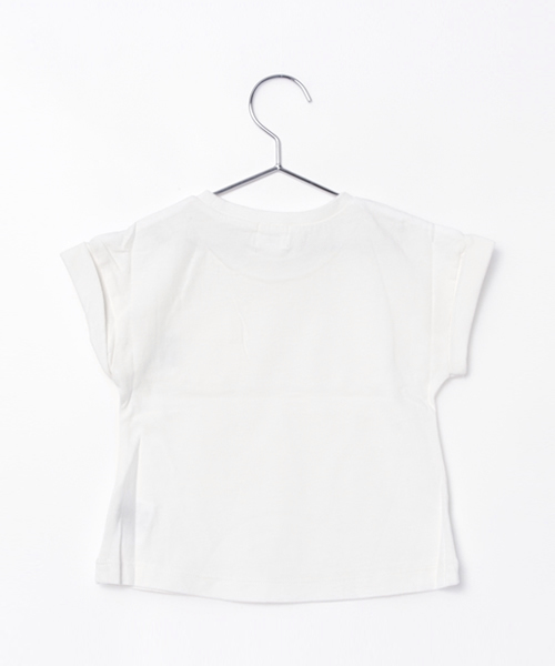 quoti use fith(クゥオティ ユース フィス)の「半袖ポケットTシャツ(Tシャツ/カットソー・キッズ・ホワイト/レッド/カーキ/ブラック/ブルー/チャコールグレー・110/130/90/120/100)」の7枚目の写真