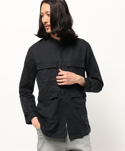 HARE（ハレ）の「シャツM-65(HARE)（シャツ/ブラウス・メンズ・グリーン/ブラック・MEDIUM/SMALL）」の12枚目の写真