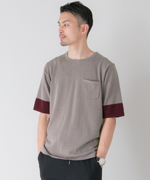 URBAN RESEARCH | URBAN RESEARCH 2TONE KNIT TEE(ニット/セーター)