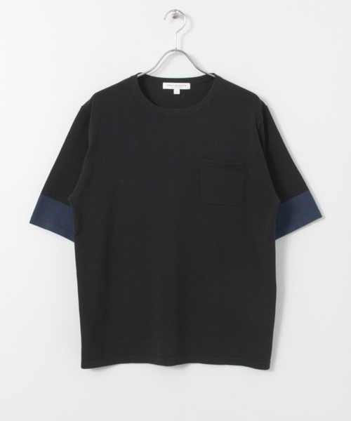 URBAN RESEARCH（アーバンリサーチ）の「UR 2TONE KNIT TEE（ニット/セーター・メンズ・オフホワイト/グレー/ブラック・LARGE/MEDIUM）」の15枚目の写真