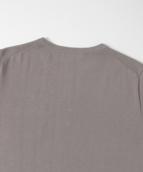 URBAN RESEARCH（アーバンリサーチ）の「UR 2TONE KNIT TEE（ニット/セーター・メンズ・オフホワイト/グレー/ブラック・LARGE/MEDIUM）」の11枚目の写真