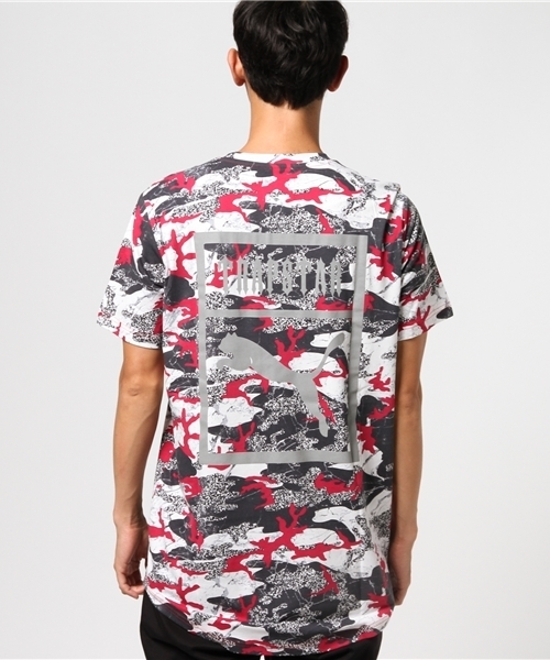 PUMA(プーマ)の「PUMA X TRAPSTAR LOGO TEE(Tシャツ/カットソー・メンズ・ブラック系その他/レッド/ホワイト/ブラック・X-SMALL/MEDIUM/SMALL/LARGE/X-LARGE)」の11枚目の写真