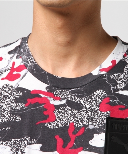 PUMA(プーマ)の「PUMA X TRAPSTAR LOGO TEE(Tシャツ/カットソー・メンズ・ブラック系その他/レッド/ホワイト/ブラック・X-SMALL/MEDIUM/SMALL/LARGE/X-LARGE)」の12枚目の写真